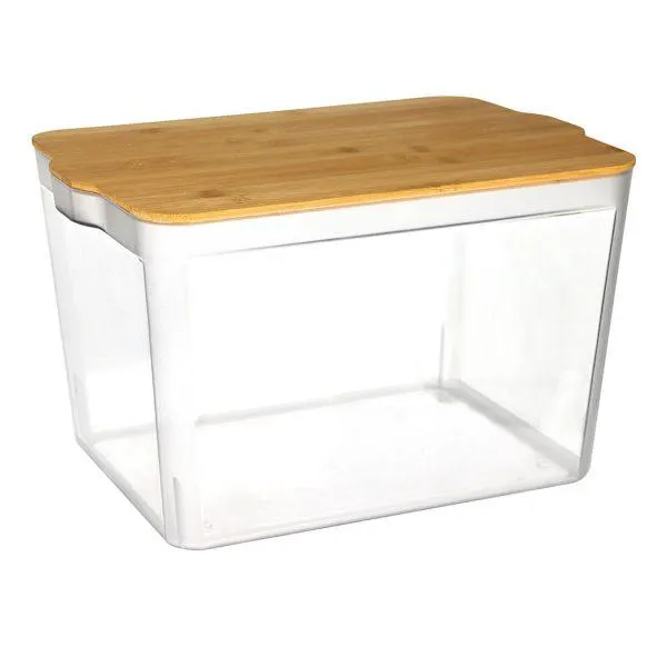 Pantry Bin with Bamboo Lid, Large