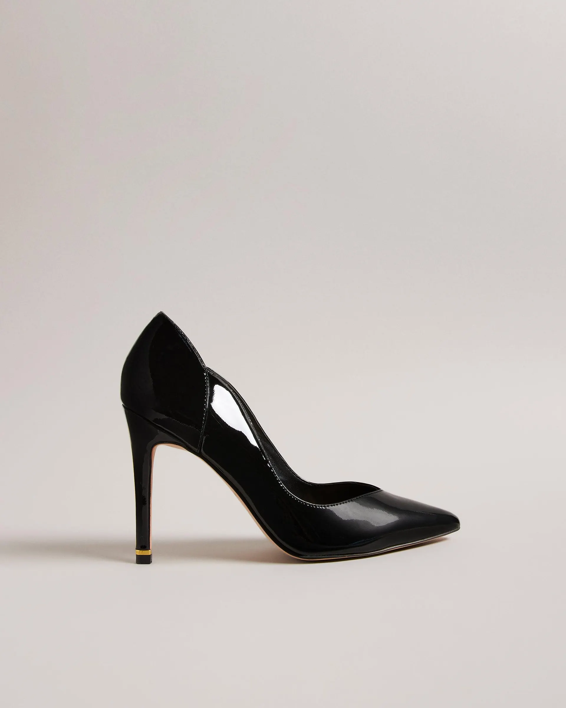 Orlinay Patent 100Mm Court Shoe Black