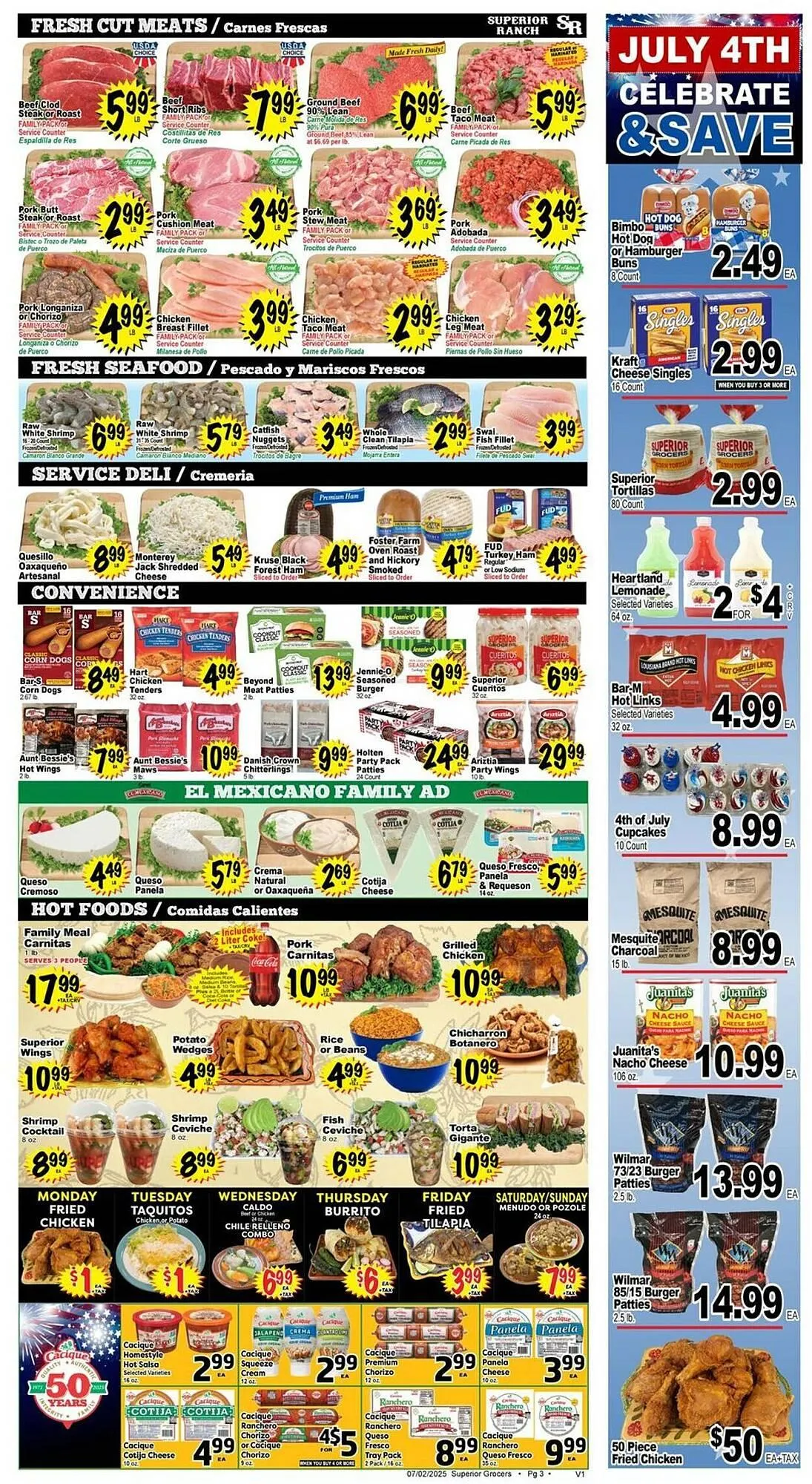 Weekly ad Superior Grocers Weekly Ad from July 2 to July 8 2025 - Page 3