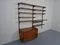 Teak Wall Unit by Kai Kristiansen for Feldballes Furniture Factory, 1960s, Set of 14