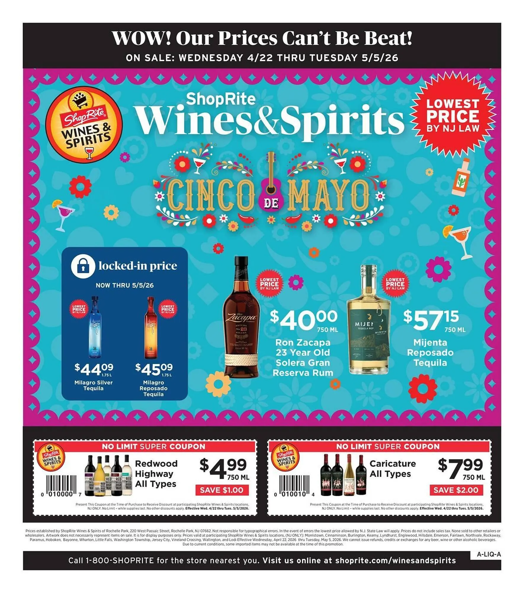 Weekly ad ShopRite flyer from April 22 to May 5 2026 - Page 1