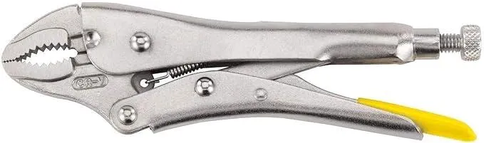 Stanley 0-84-809 curved Locking Plier Maxsteel, Silver