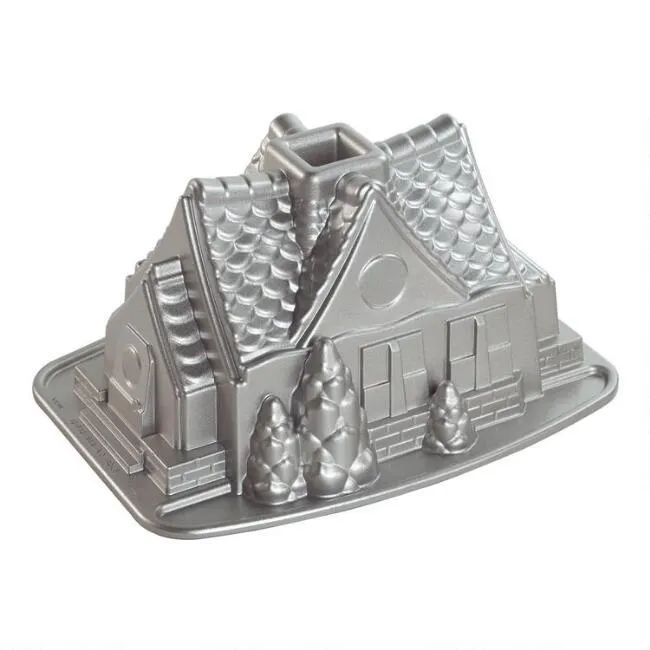 Nordic Ware Gingerbread House Nonstick Aluminum Bundt® Pan