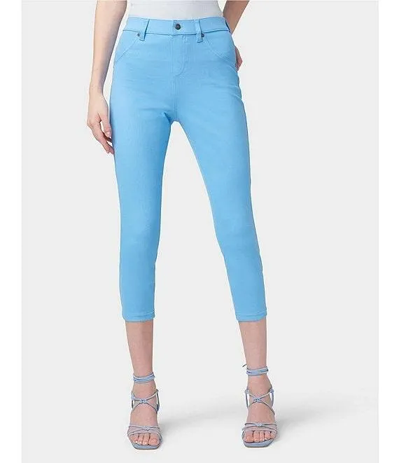 Hi-Rise Ultra Soft Denim Capri Leggings