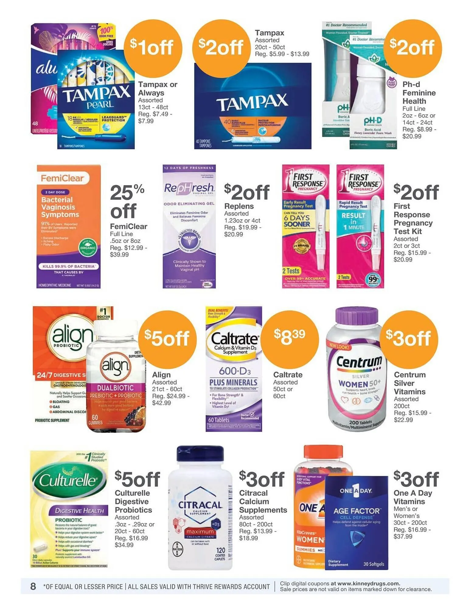 Weekly ad Kinney Drugs Weekly Ad from May 1 to May 31 2025 - Page 8