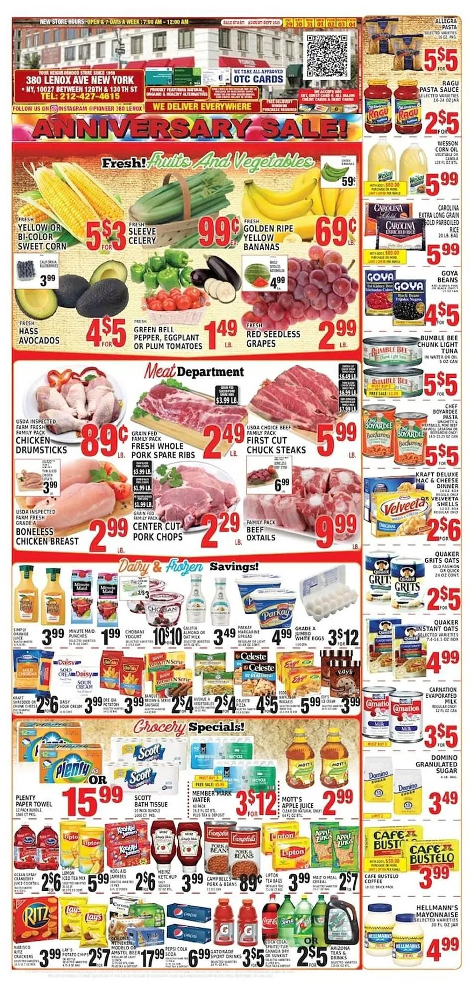 Weekly ad Pioneer Supermarkets Weekly Ad from August 29 to September 4 2025 - Page 1