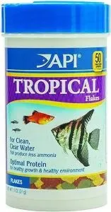 API TROPICAL FLAKES Fish Food 1.1-Ounce Container