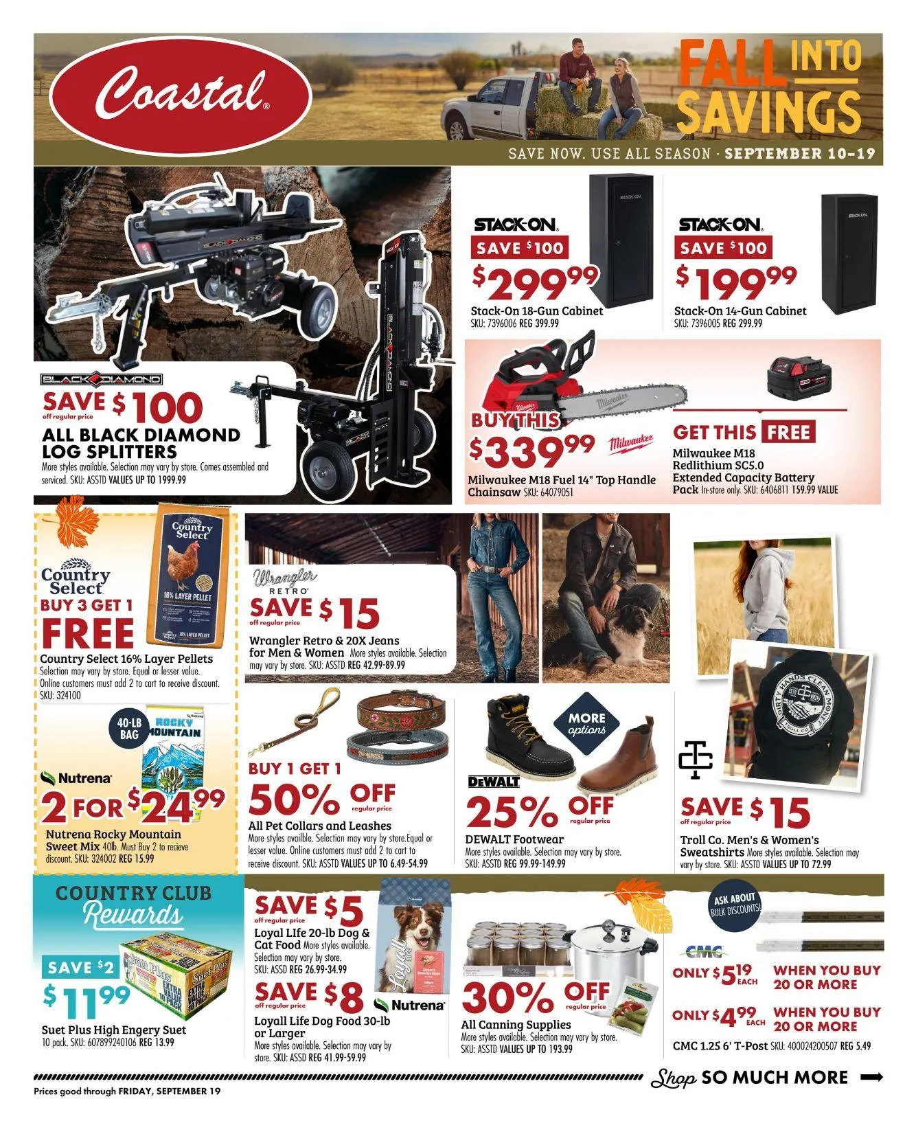 Weekly ad Coastal Farm from September 10 to September 19 2025 - Page 1