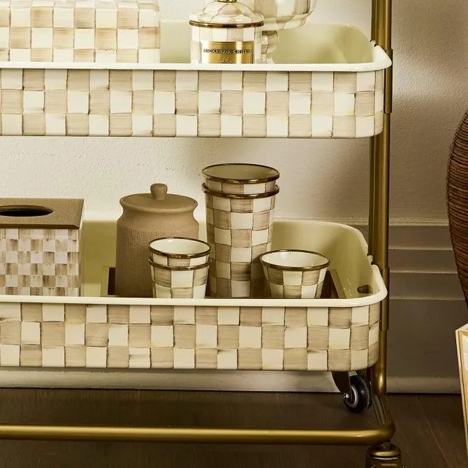 Mocha Check 20 Ounce Tumbler