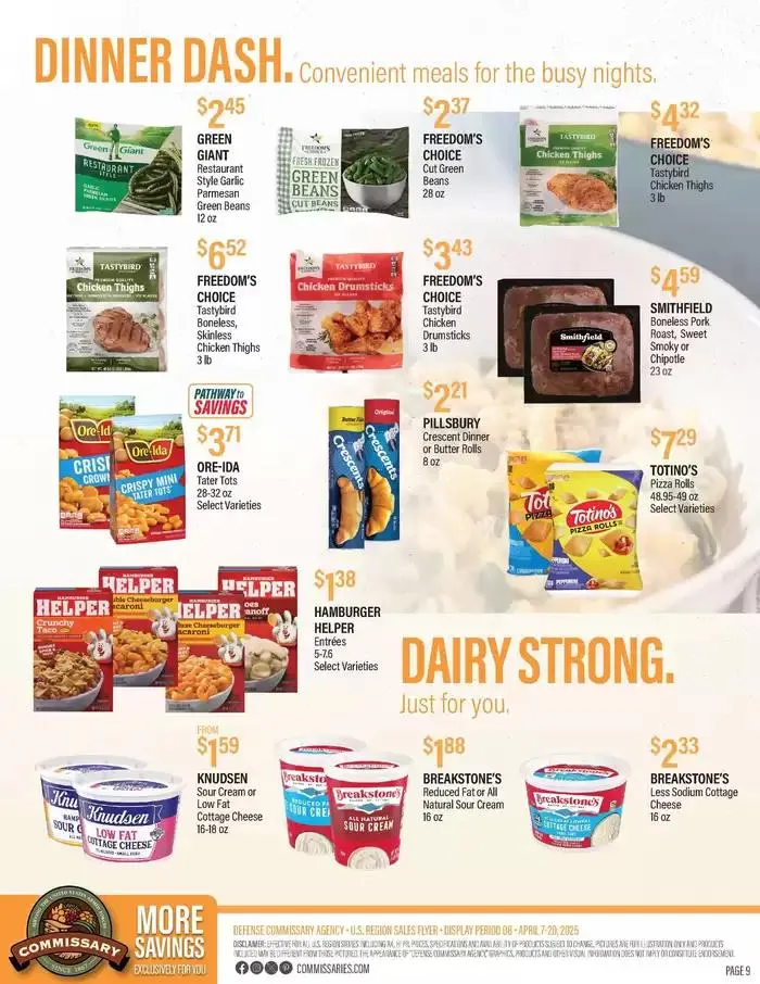 Weekly ad Flyer Commissary from April 7 to April 20 2025 - Page 9