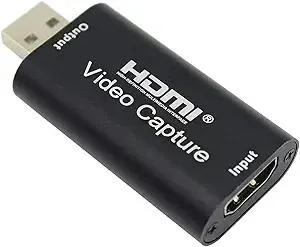 4K Video Capture Card, HDMI to USB Capture Card 1080P for Streaming, Recording, Gaming, Compatible with Nintendo Switch, PS5, Xbox