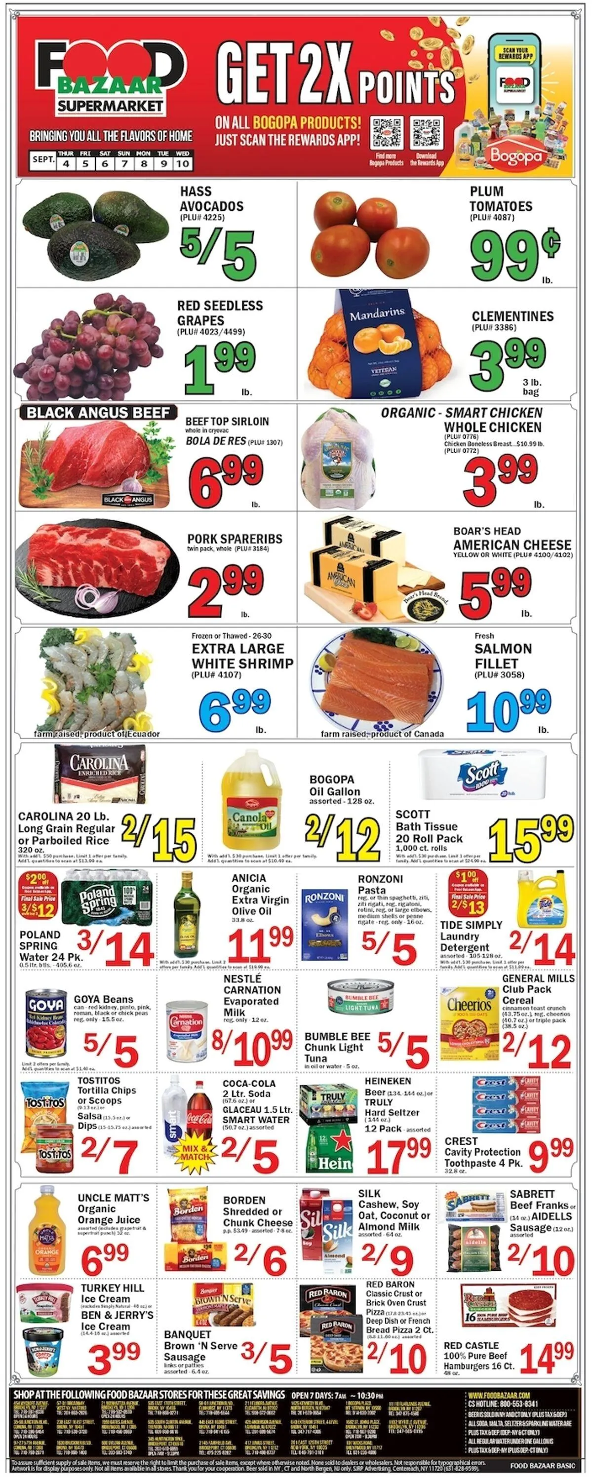 Weekly ad Food Bazaar Current weekly ad from September 4 to September 10 2025 - Page 1