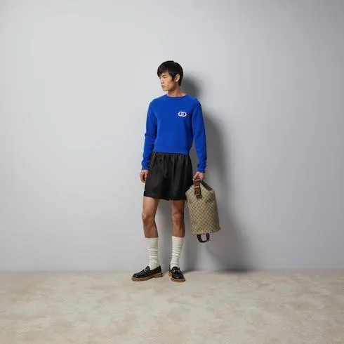 Acetate duchesse shorts