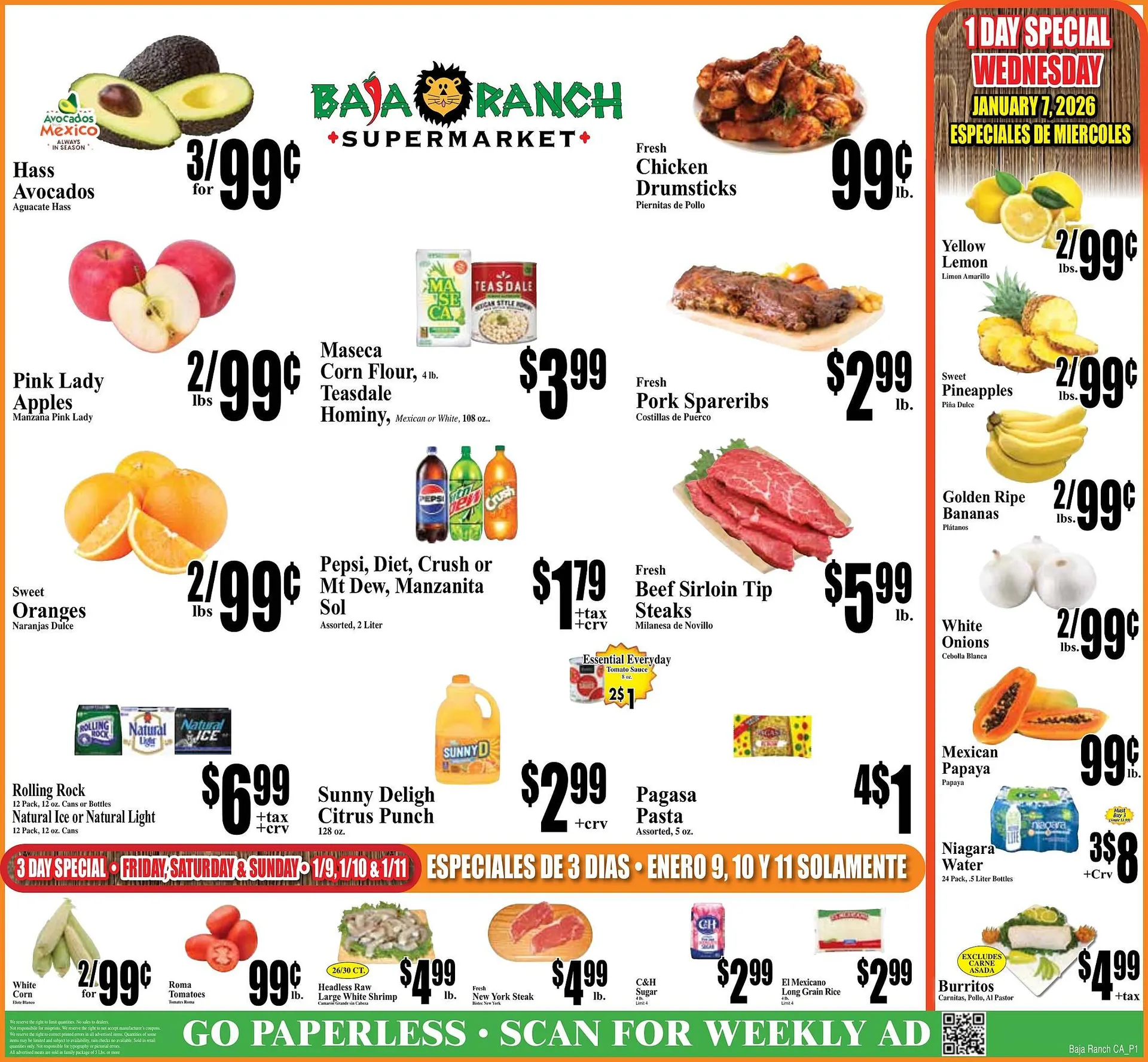 Baja Ranch weekly ad - 1
