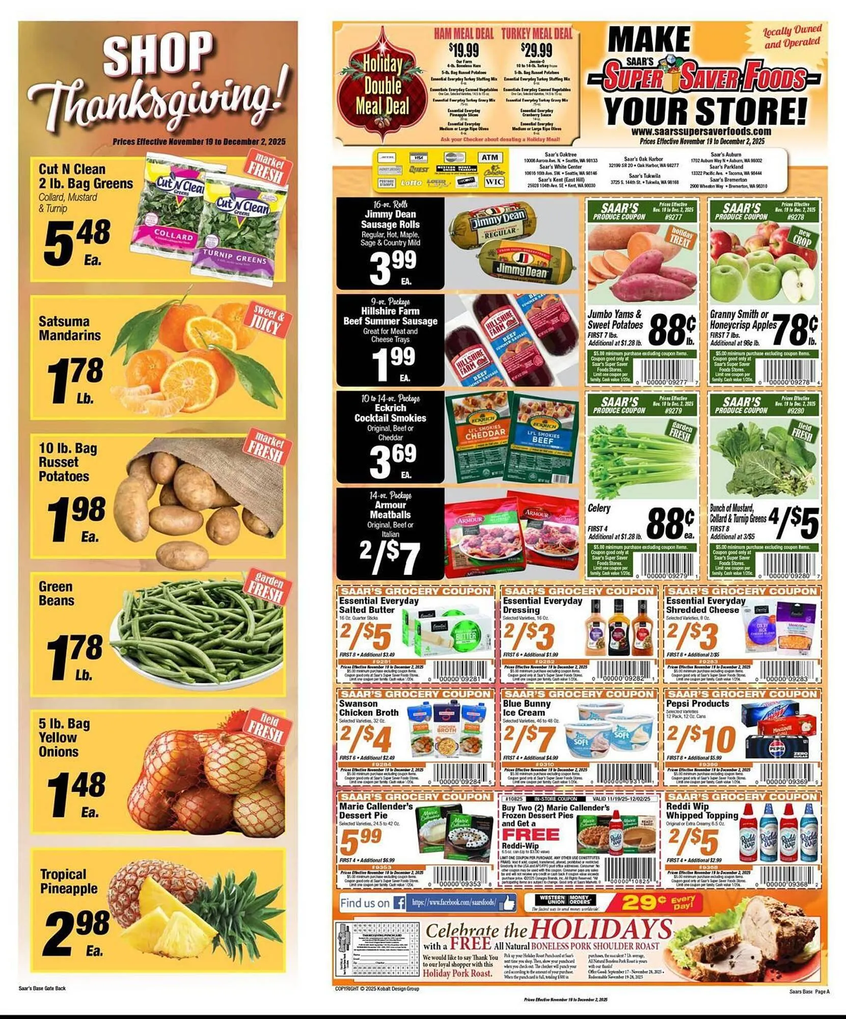 Weekly ad Super Saver weekly ad from November 19 to December 2 2025 - Page 1