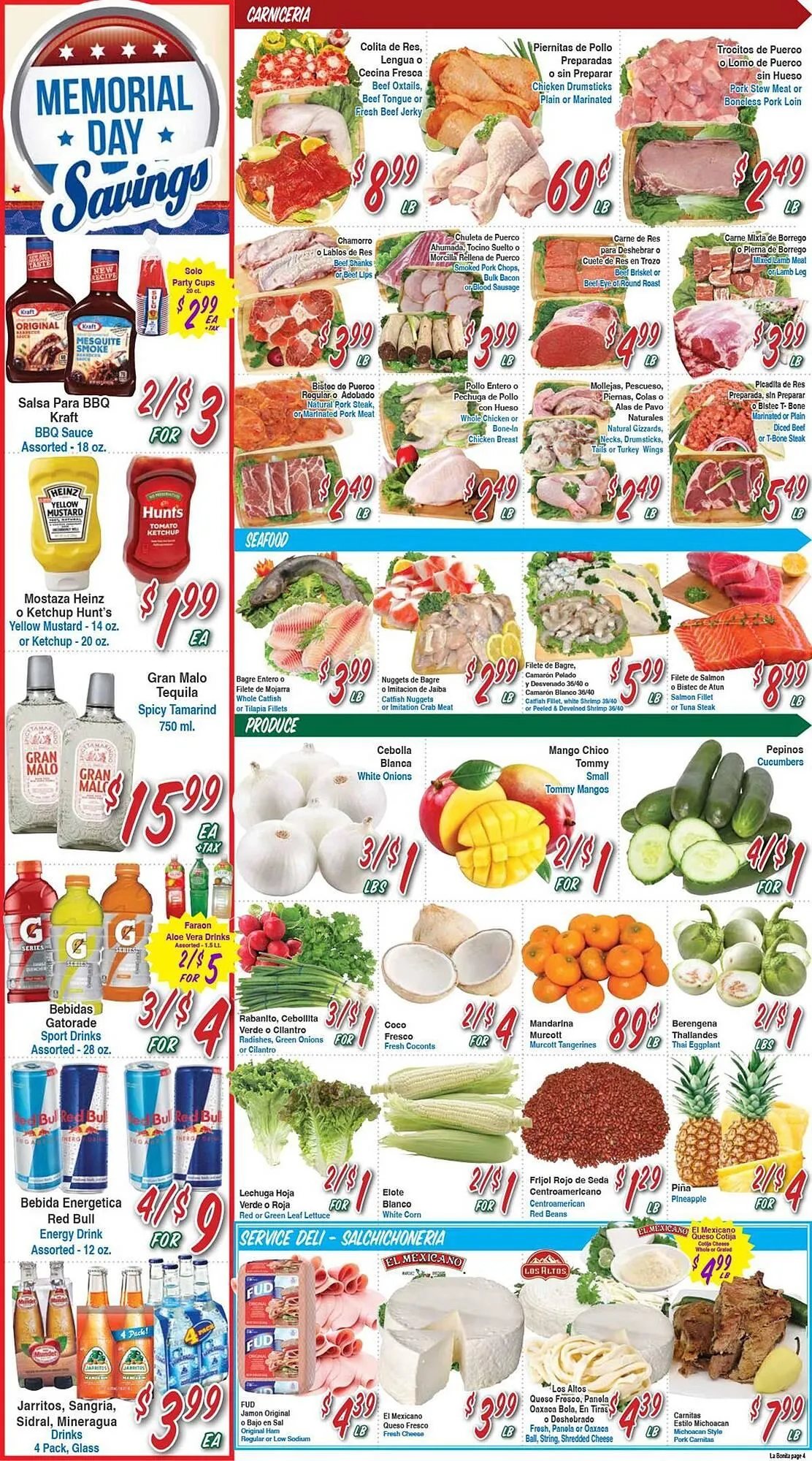 Weekly ad La Bonita Supermarkets Weekly Ad from May 21 to May 27 2025 - Page 4