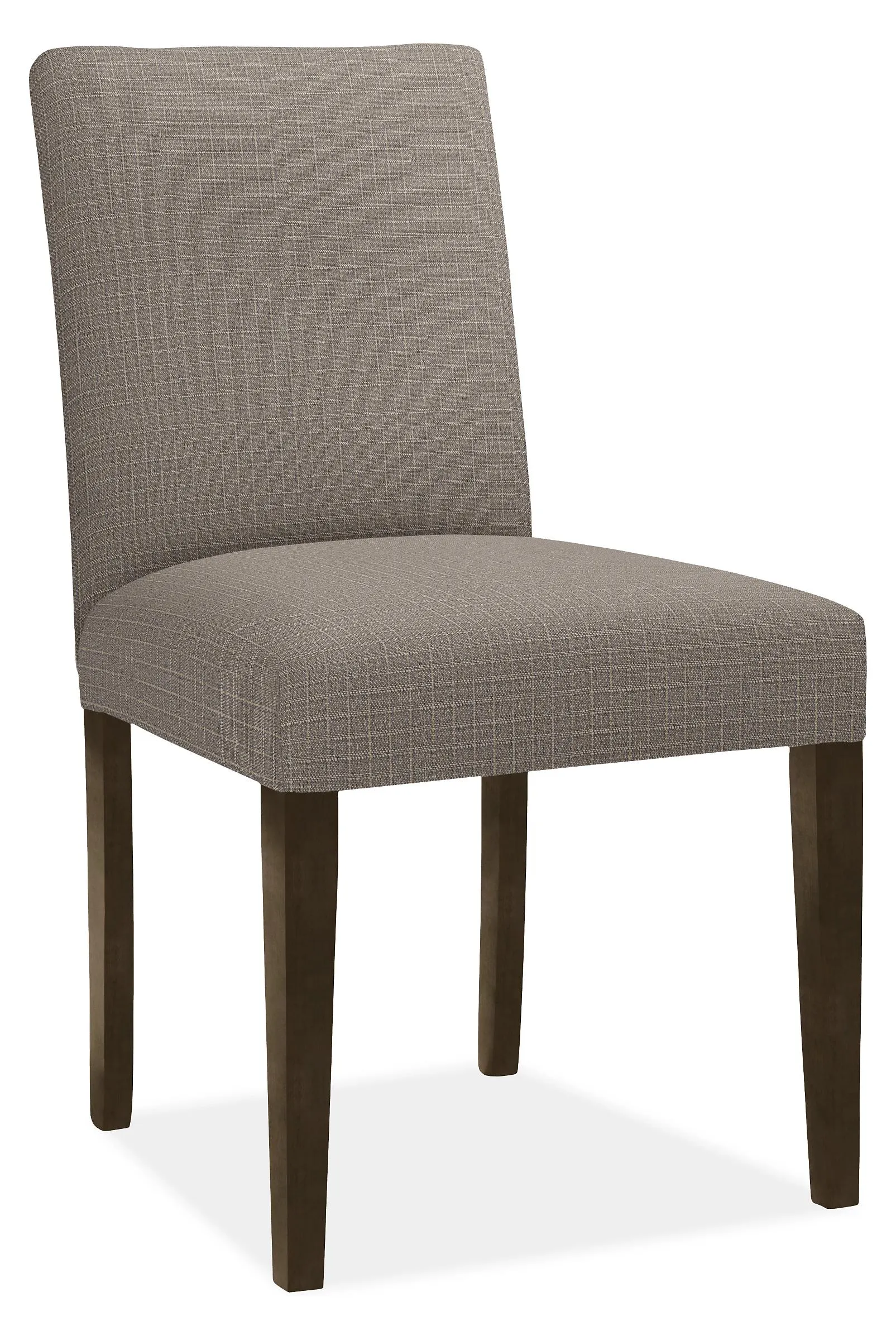 Peyton Side Chair in Prado Cement with Charcoal Legs