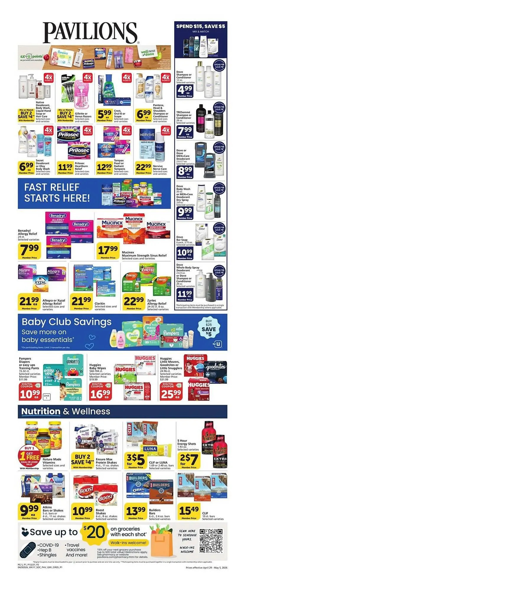 Weekly ad Pavilions weekly ad from April 29 to May 5 2026 - Page 5