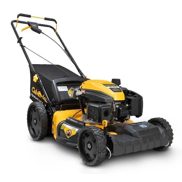 Signature Cut 21 in. 163cc OHV Engine 3-in-1 Gas Front Wheel Drive Self Propelled Walk Behind Lawn Mower