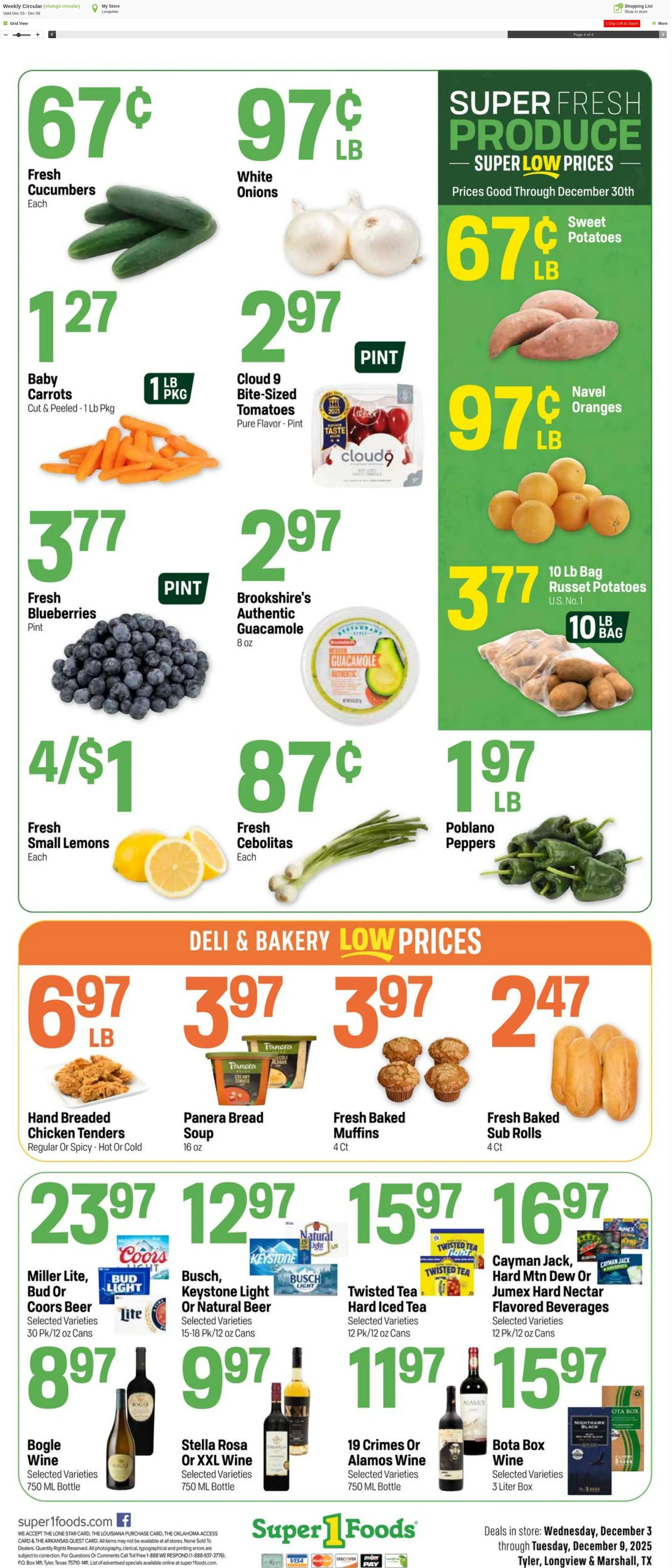 Weekly ad Super1Foods from December 10 to December 16 2025 - Page 4