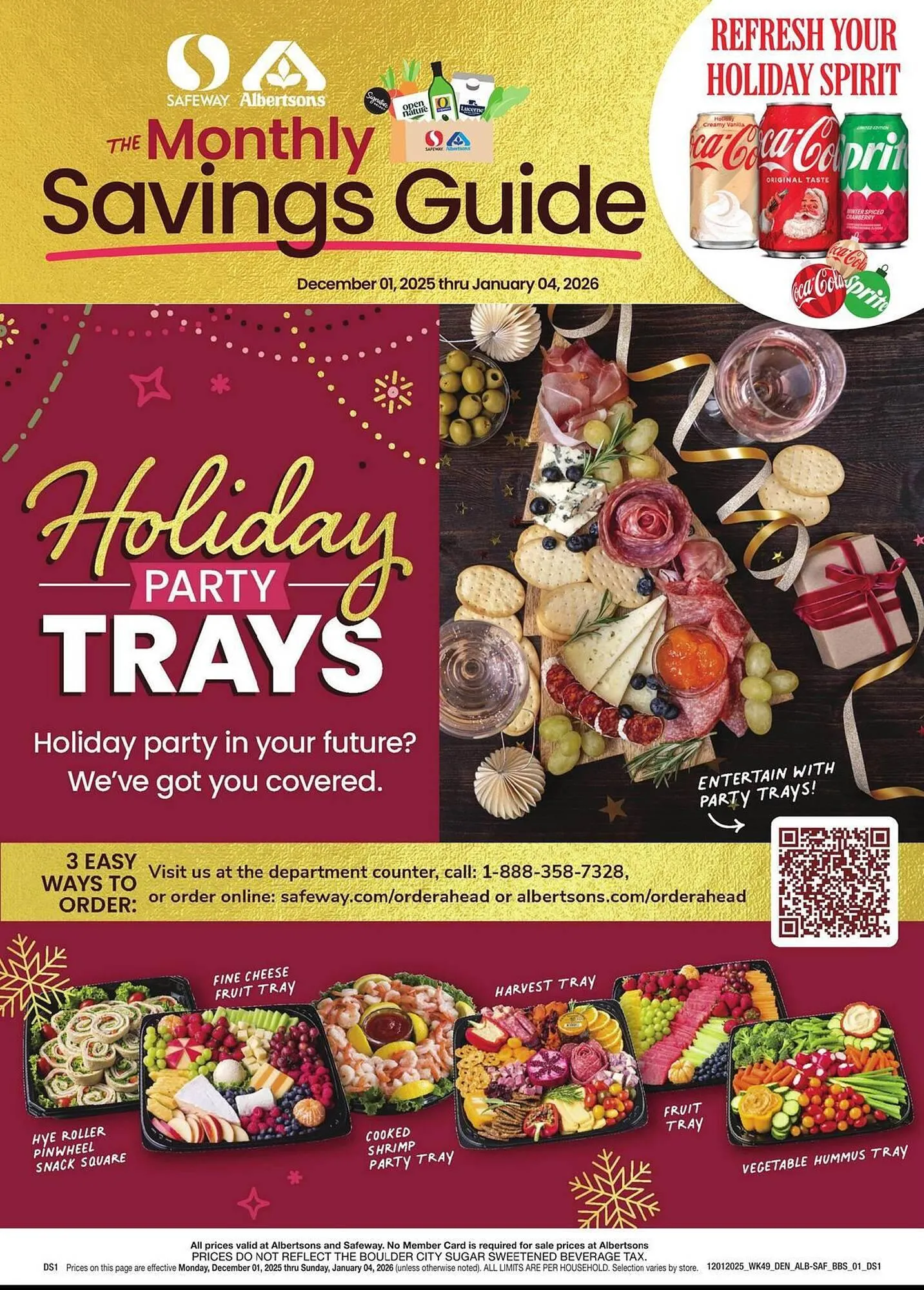 Weekly ad Safeway weekly ad from December 1 to January 4 2026 - Page 1