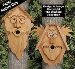 The Winfield Collection Cedar Men Birdhouse Woodworking Project Plans