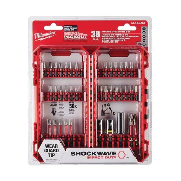 48-32-4089 Driver Bit Set, 38-Piece, Alloy Steel