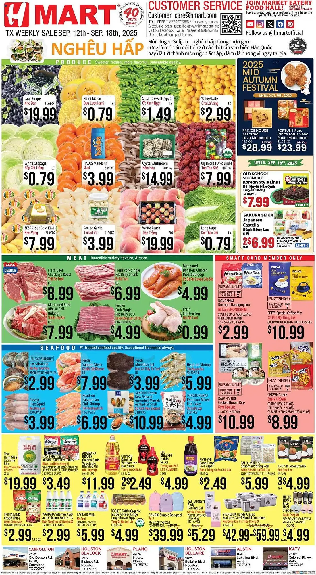 Weekly ad Hmart weekly ad from September 12 to September 18 2025 - Page 1