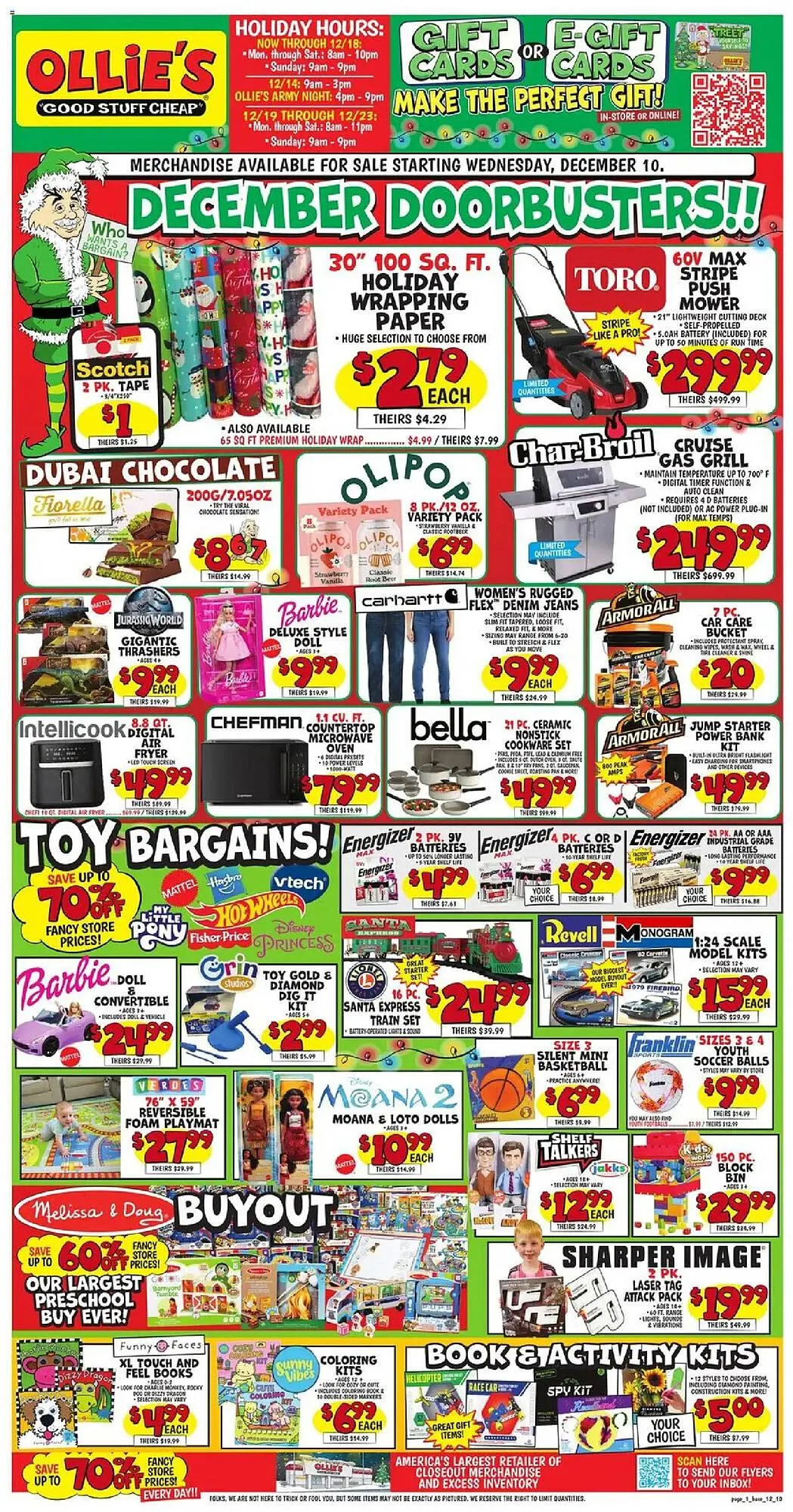 Weekly ad Ollie's weekly ad from December 10 to December 18 2025 - Page 1