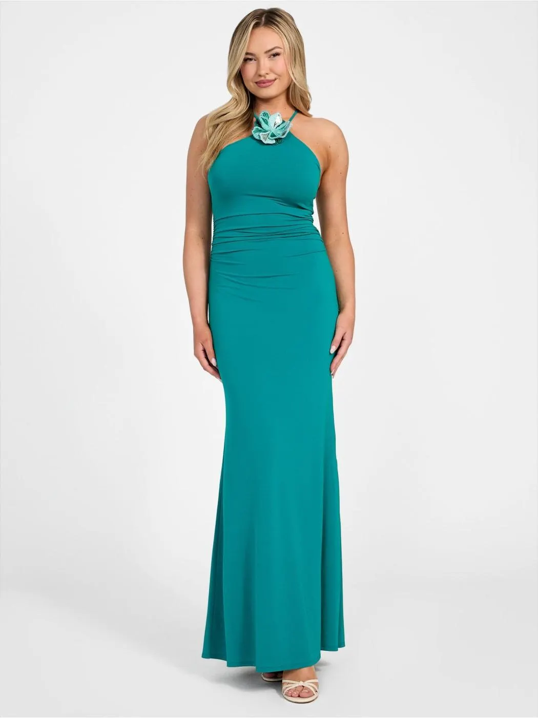 Eco Long Flower Dress