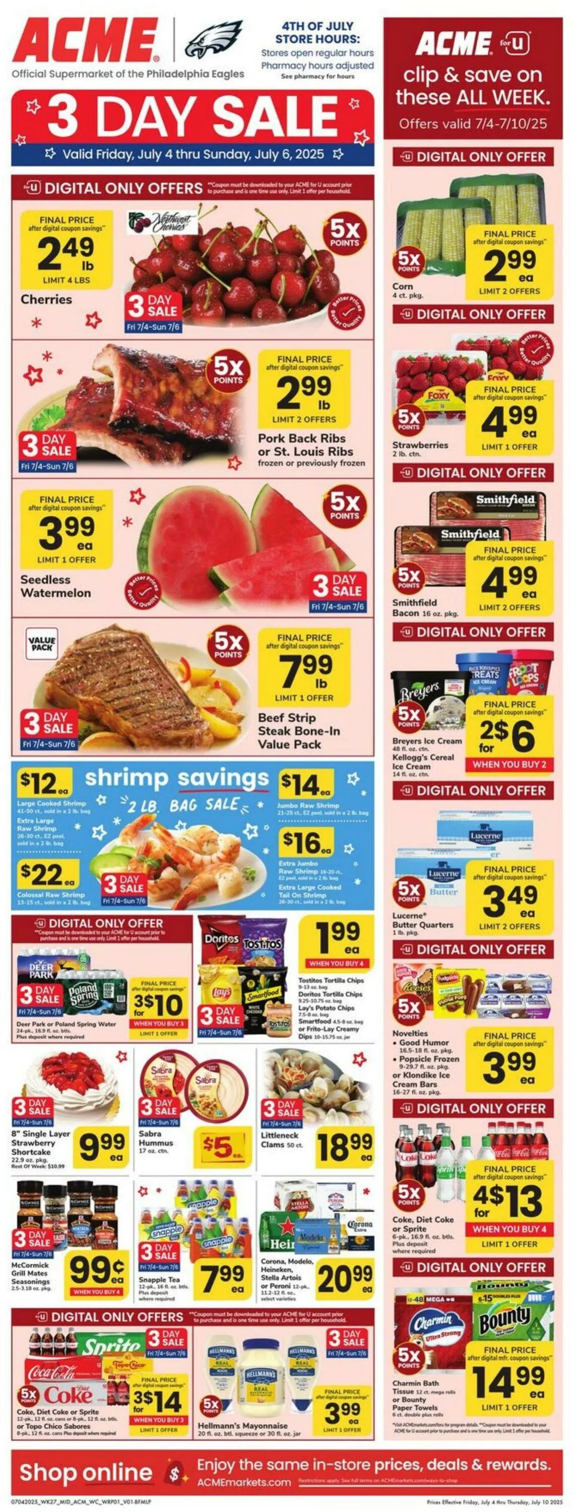 Catálogo de Acme Current weekly ad 4 de julio al 10 de julio 2025 - Página 1