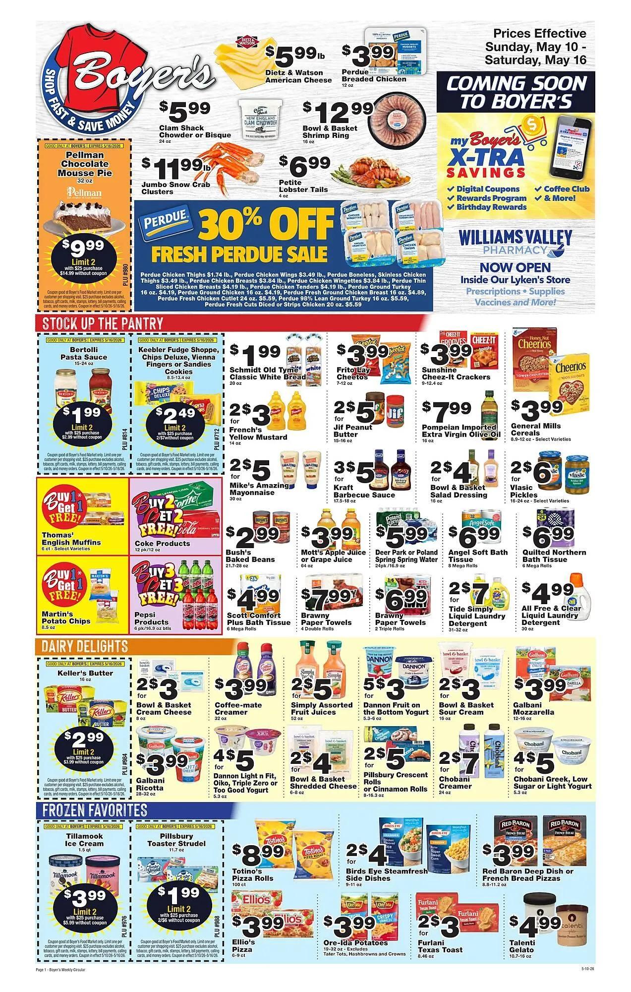 Weekly ad Boyer's Food Markets weekly ad from May 10 to May 16 2026 - Page 1