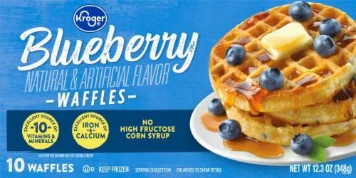 Kroger® Blueberry Frozen Waffles