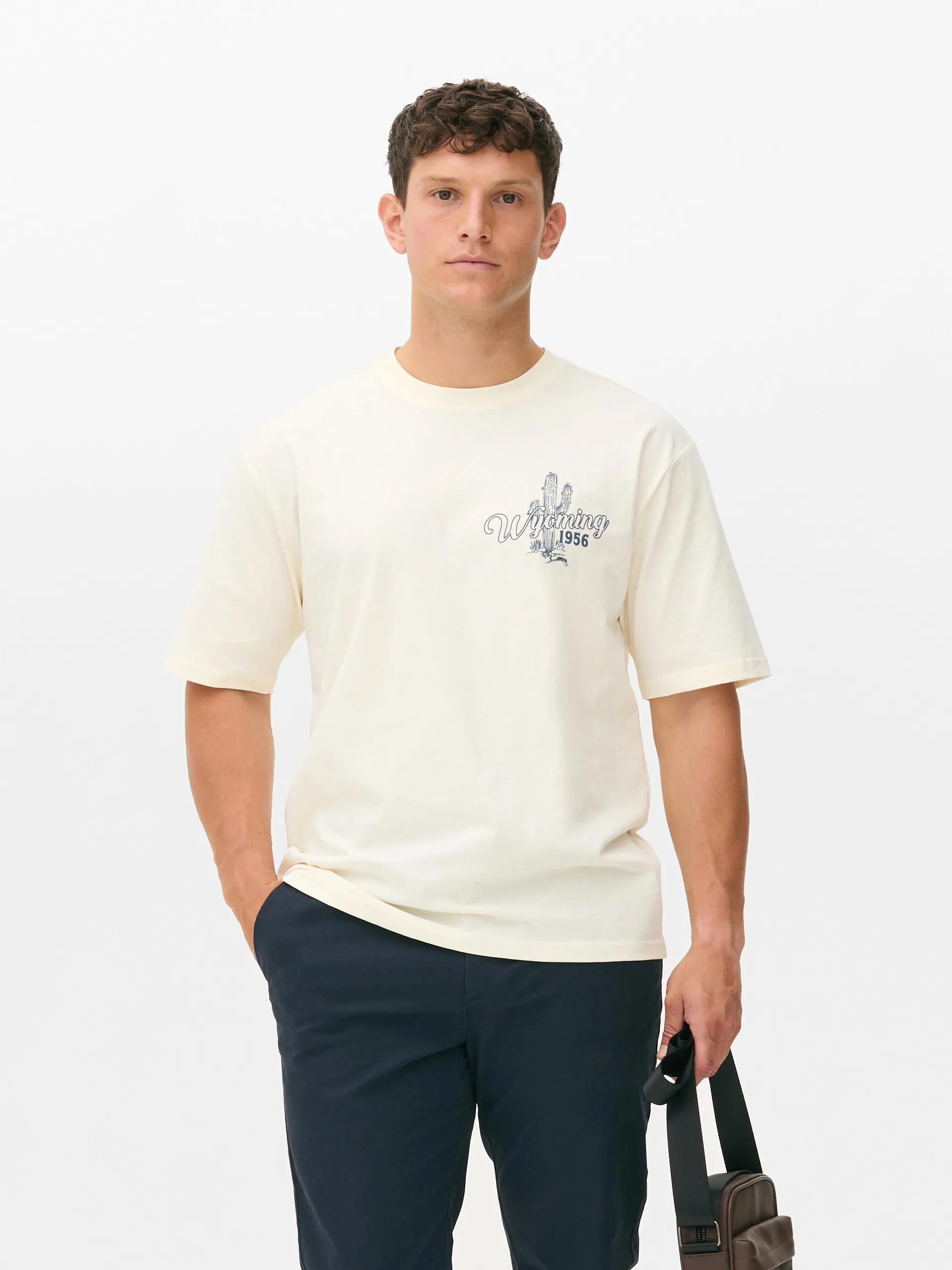 T-shirt met rodeoprint