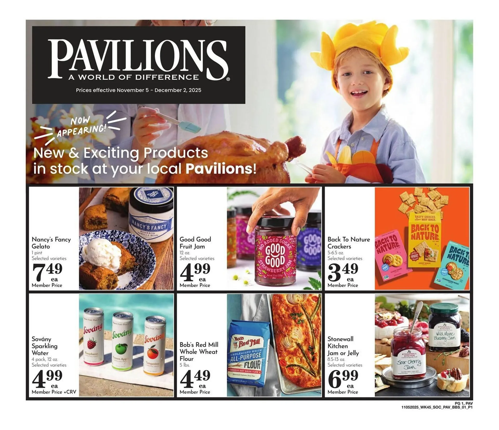 Weekly ad Pavilions weekly ad from November 5 to December 2 2025 - Page 1
