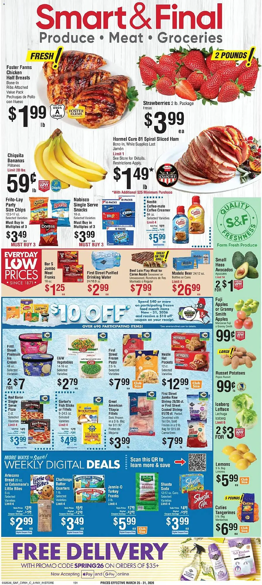Weekly ad Smart & Final weekly ad from March 25 to March 27 2026 - Page 1