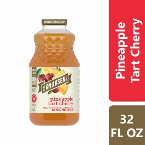 R.W. Knudsen Pineapple Tart Cherry 100% Juice Bottle