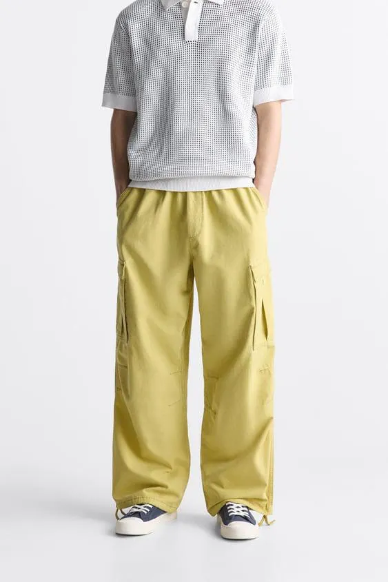 WIDE FIT CARGO PANTS