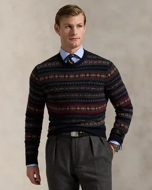 Fair Isle Wool Sweater