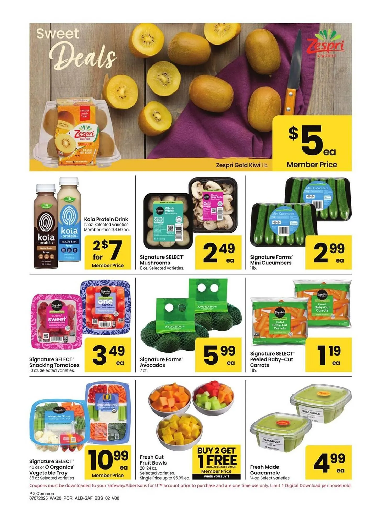 Weekly ad Albertsons Weekly Ad from July 7 to August 3 2025 - Page 2