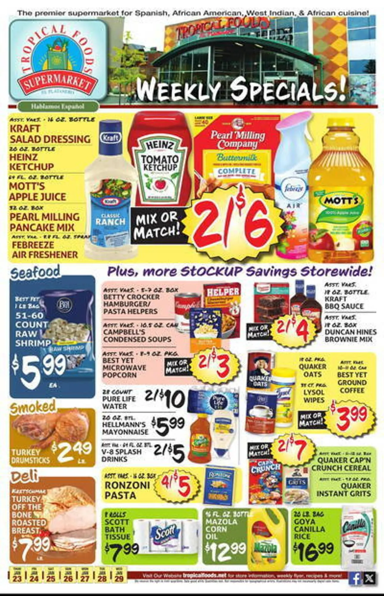 Tropical Foods Supermarket Weekly Ad - 1