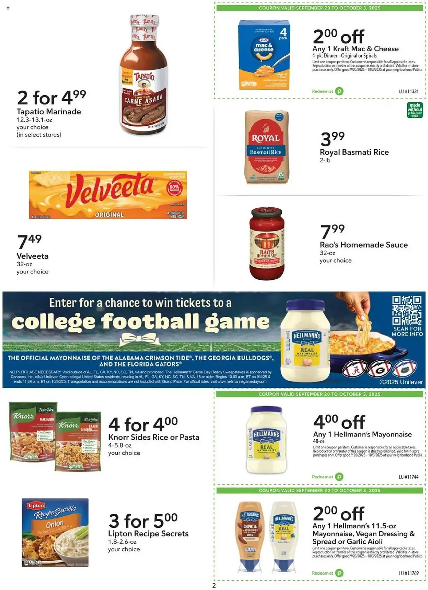 Weekly ad Publix weekly ad from September 20 to October 3 2025 - Page 2