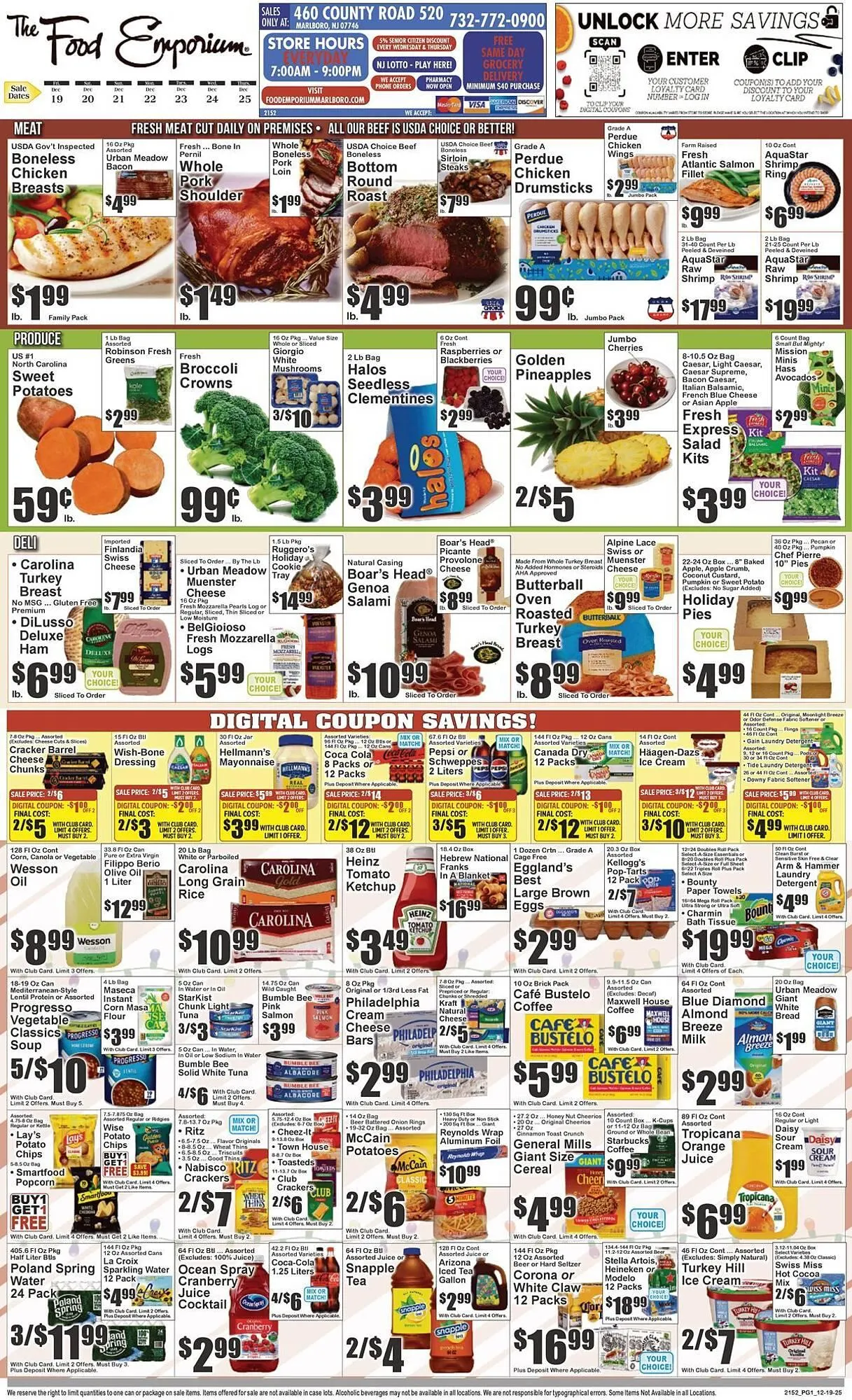 Weekly ad The Food Emporium circular from December 19 to December 25 2025 - Page 1