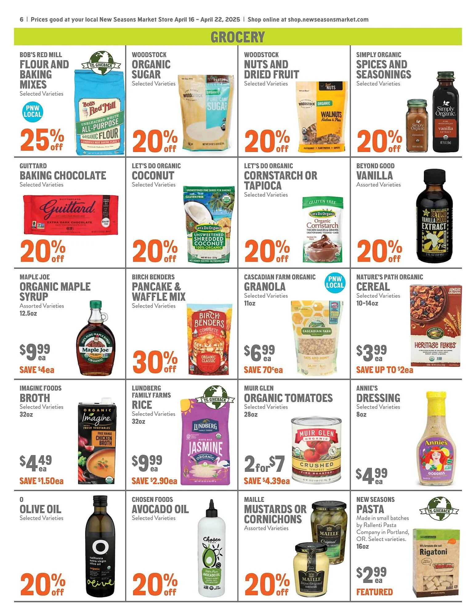 Weekly ad New Seasons Market ad from April 16 to April 22 2025 - Page 6