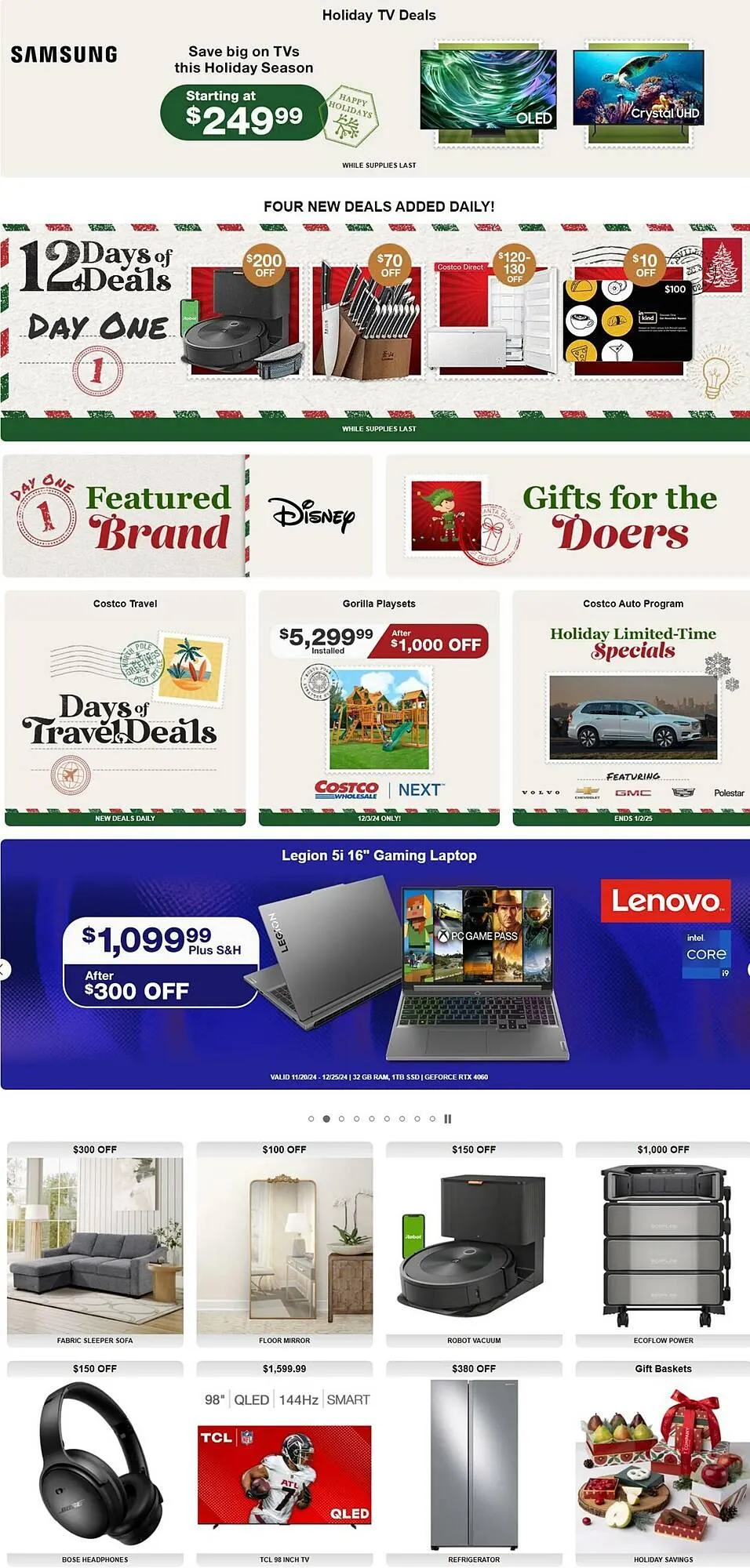 Catálogo de Costco Weekly Ad 4 de diciembre al 18 de diciembre 2024 - Página 1