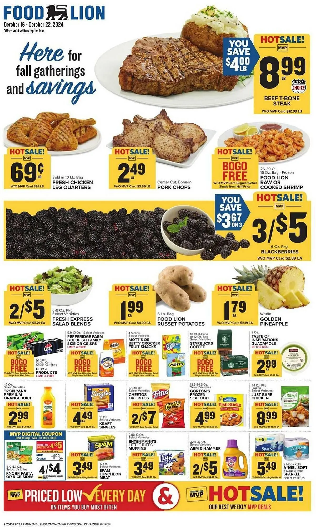 Weekly ad Food Lion Weekly Ad from October 16 to October 22 2024 - Page 1