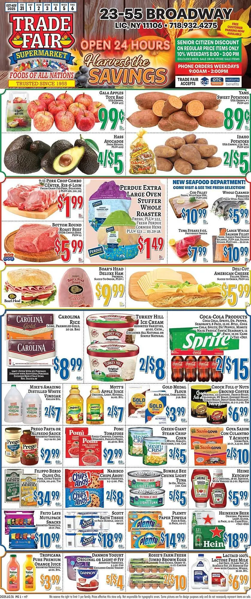 Weekly ad Trade Fair Supermarket weekly ad from October 31 to November 6 2025 - Page 1