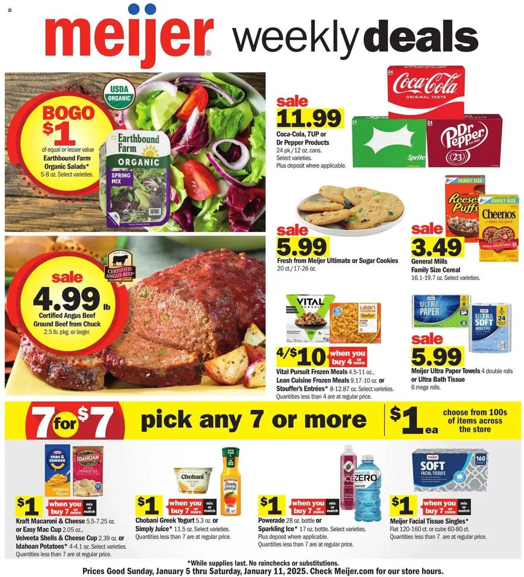 Weekly ad Meijer Weekly Ad from January 5 to January 11 2025 - Page 1