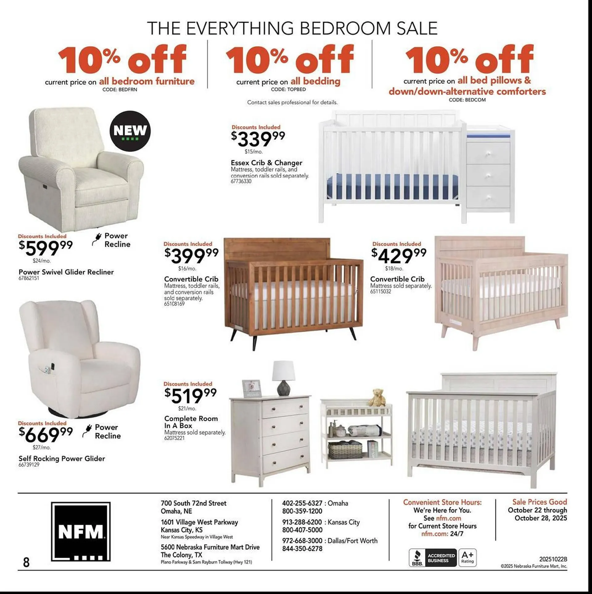Weekly ad Nebraska Furniture Mart weekly ad from October 22 to October 28 2025 - Page 8