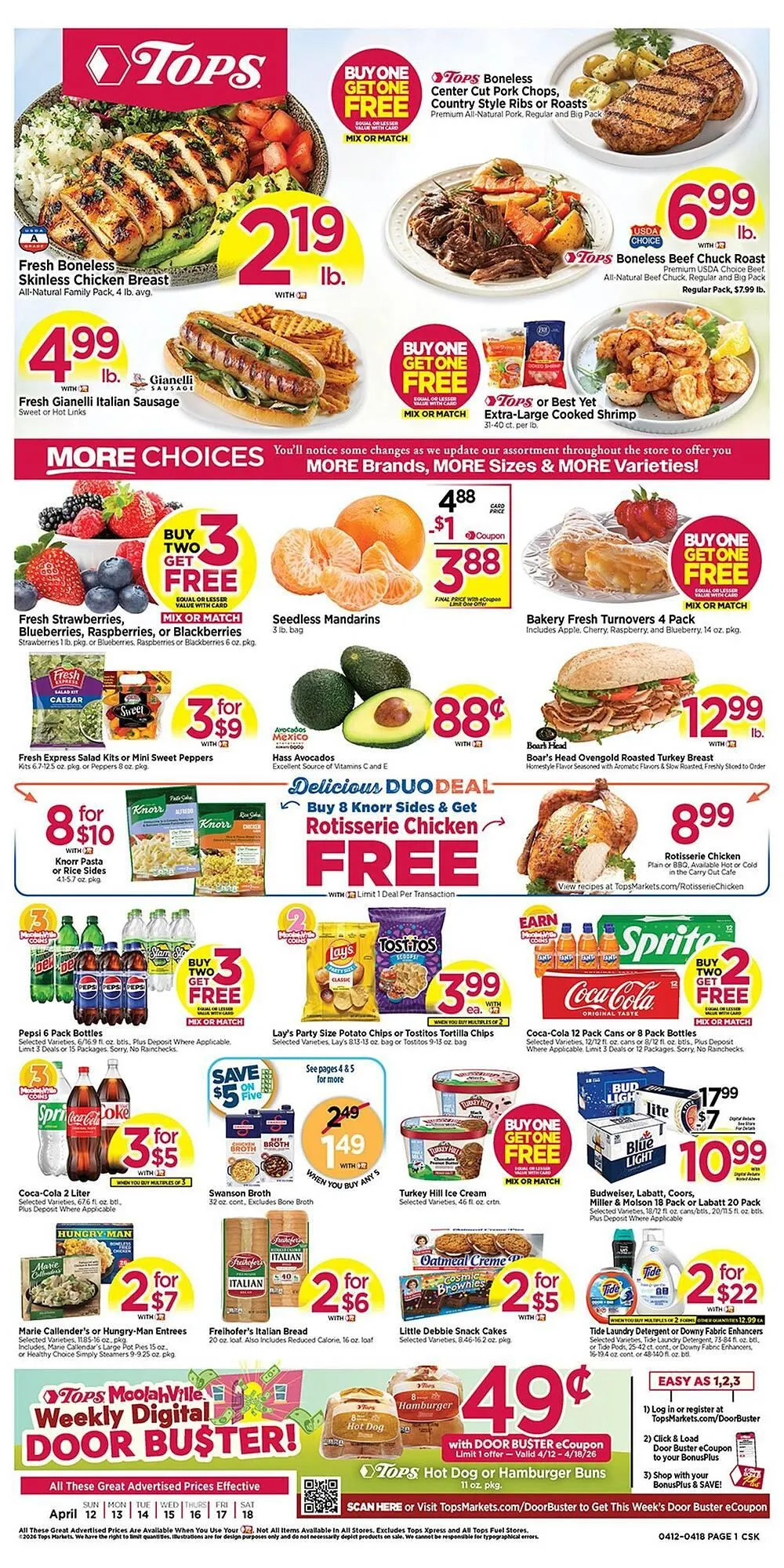 Weekly ad Tops weekly ad from April 12 to April 18 2026 - Page 1